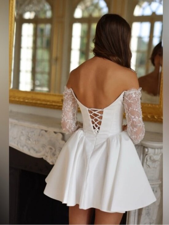 Rosie Etienne Esme Bridal Mini Dress US6/UK10! Discontinued - Picture 2 of 9